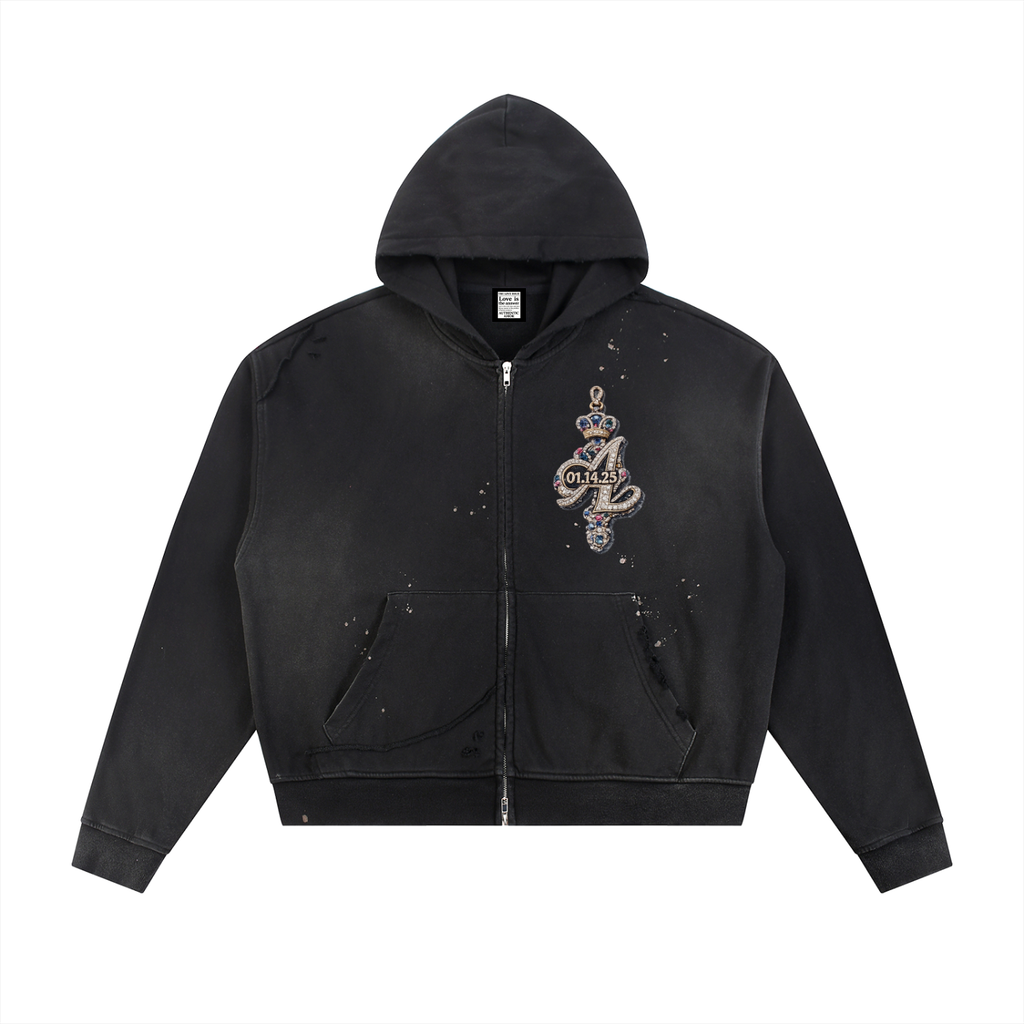 Eyes Of A Lovergirl Zip up Hoodie