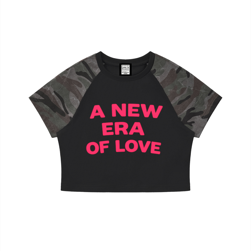 A New Era Of Love Camo Cropped Tee
