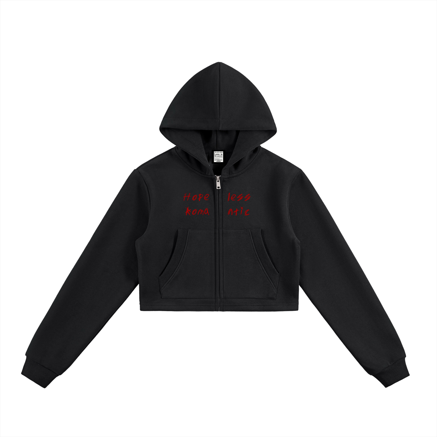 Hopeless Romantic Zip Up Hoodie V1