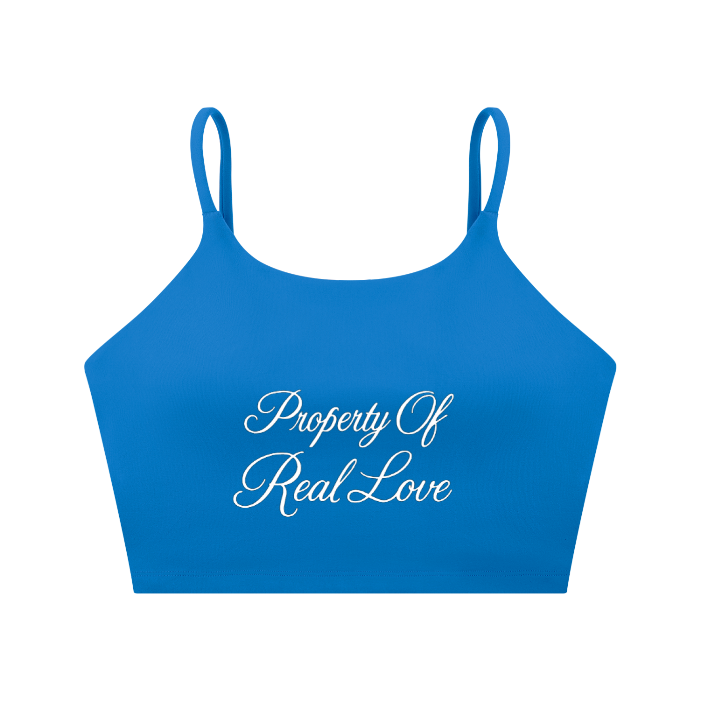 Property Of Real Love Sports Bra