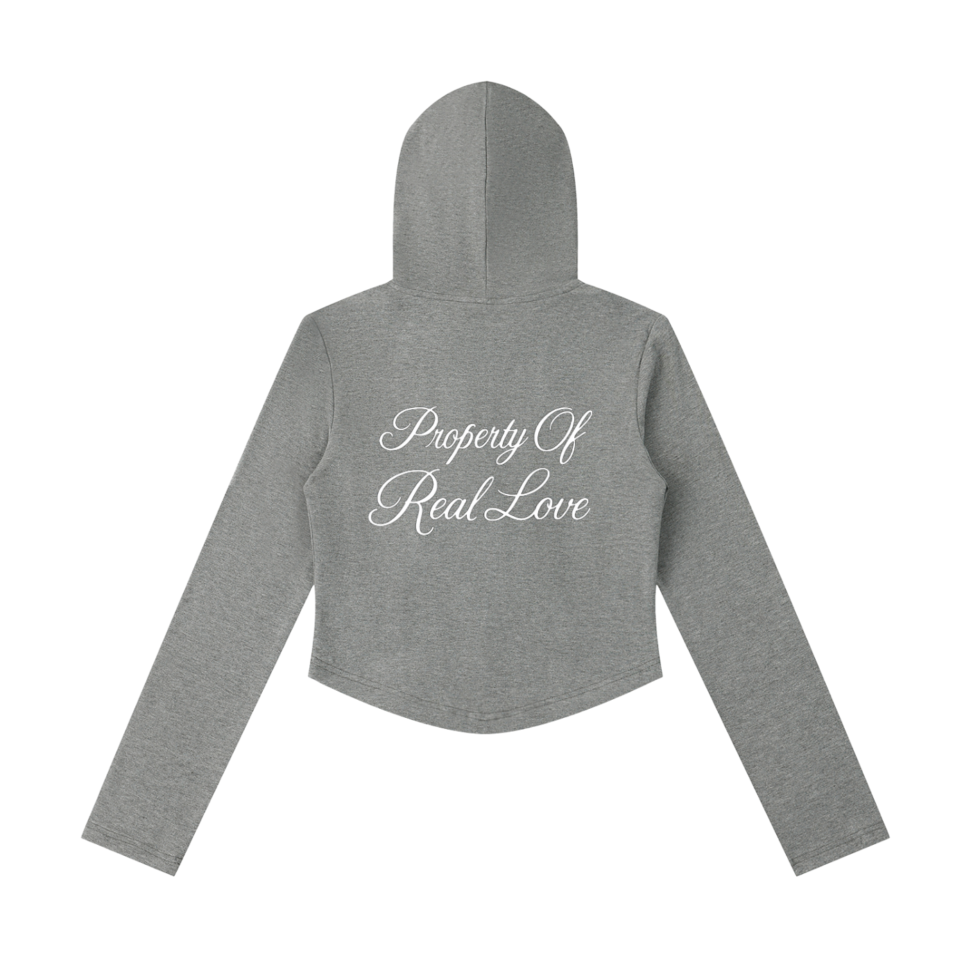 Property Of Real Love Hooded Cropped Define Jacket
