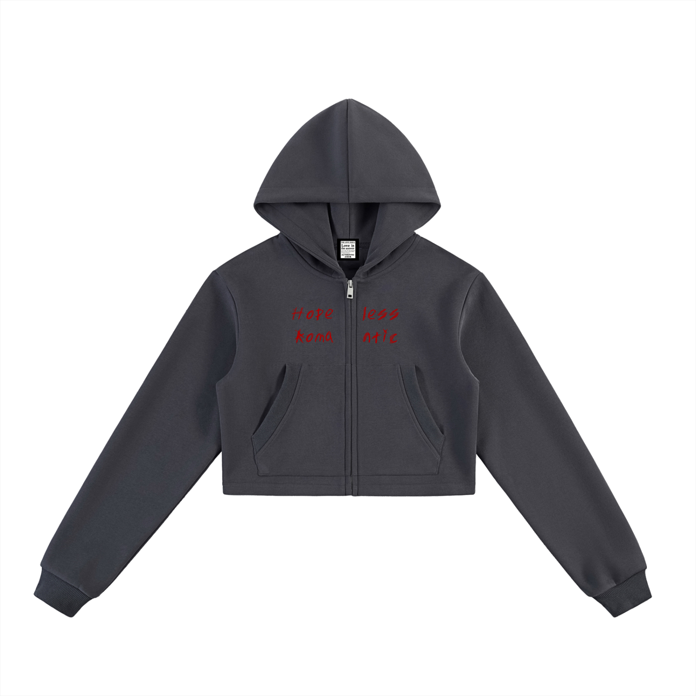 Hopeless Romantic Zip Up Hoodie V1