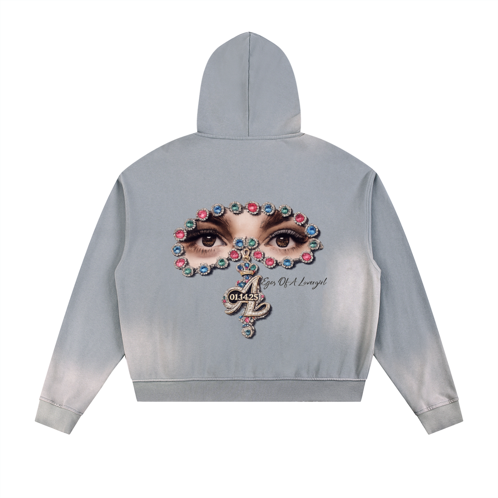Eyes Of A Lovergirl Zip up Hoodie