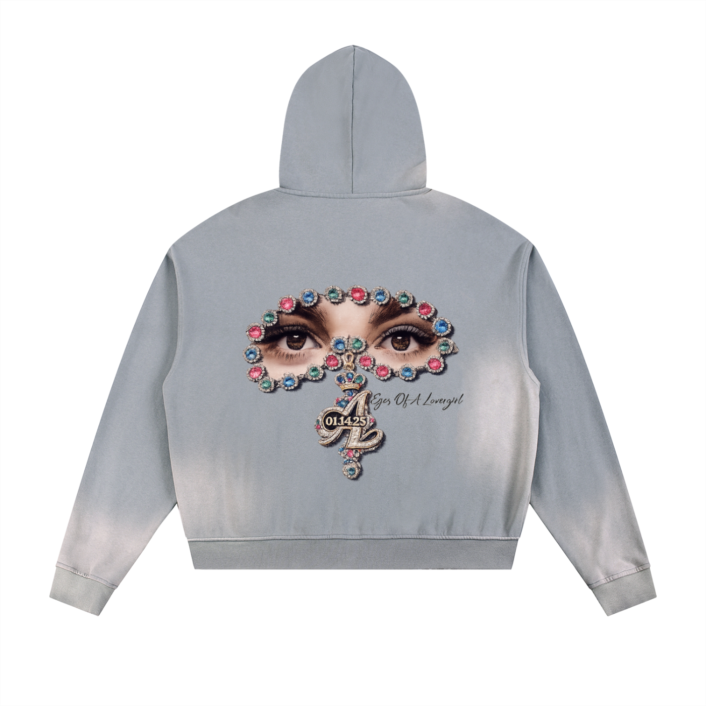Eyes Of A Lovergirl Zip up Hoodie