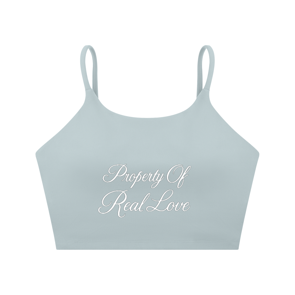 Property Of Real Love Sports Bra