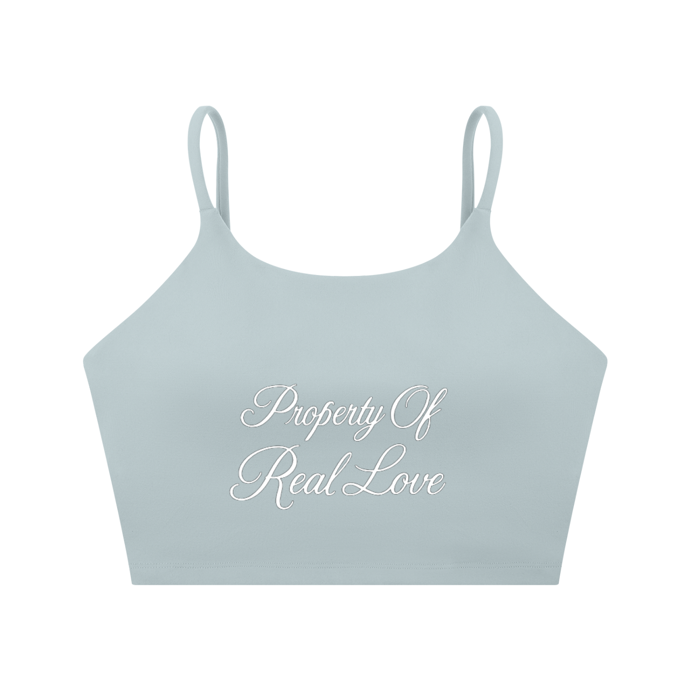 Property Of Real Love Sports Bra
