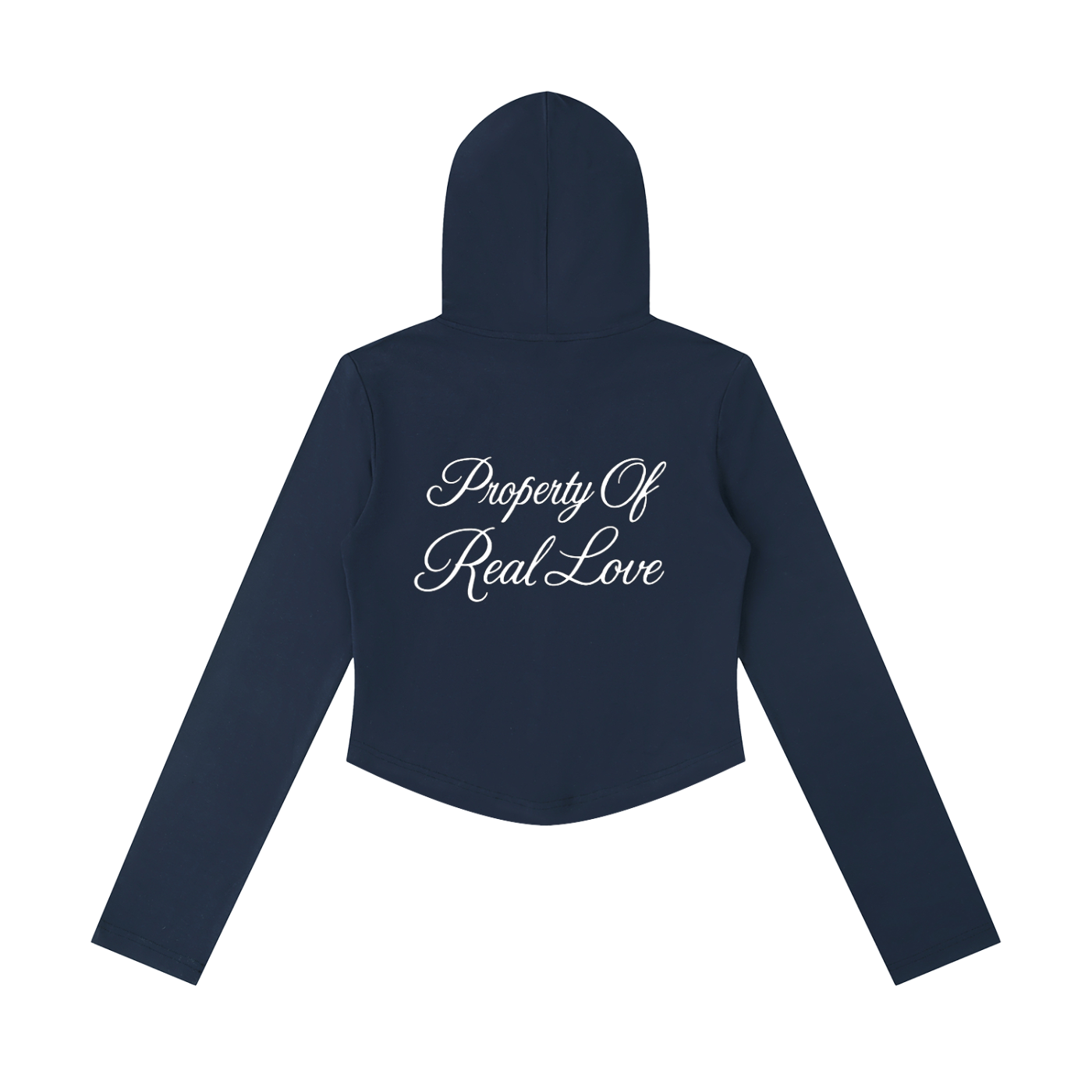 Property Of Real Love Hooded Cropped Define Jacket
