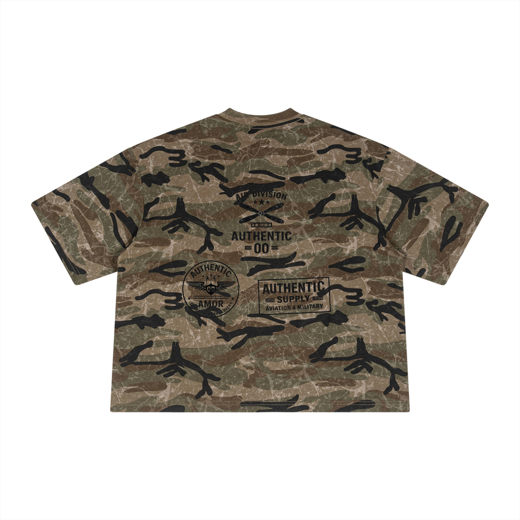 Lovers Military Camo Boxy Tee