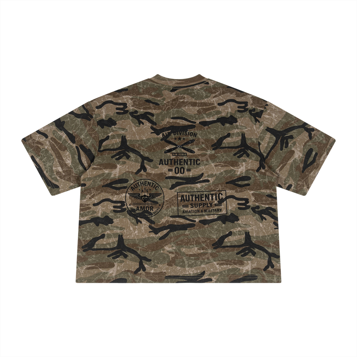 Lovers Military Camo Boxy Tee