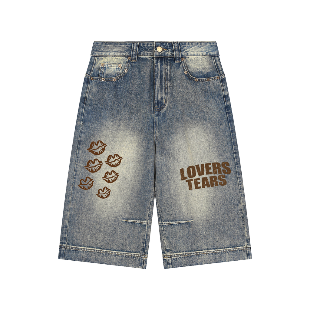 LOVERS TEARS Baggy Denim Jorts