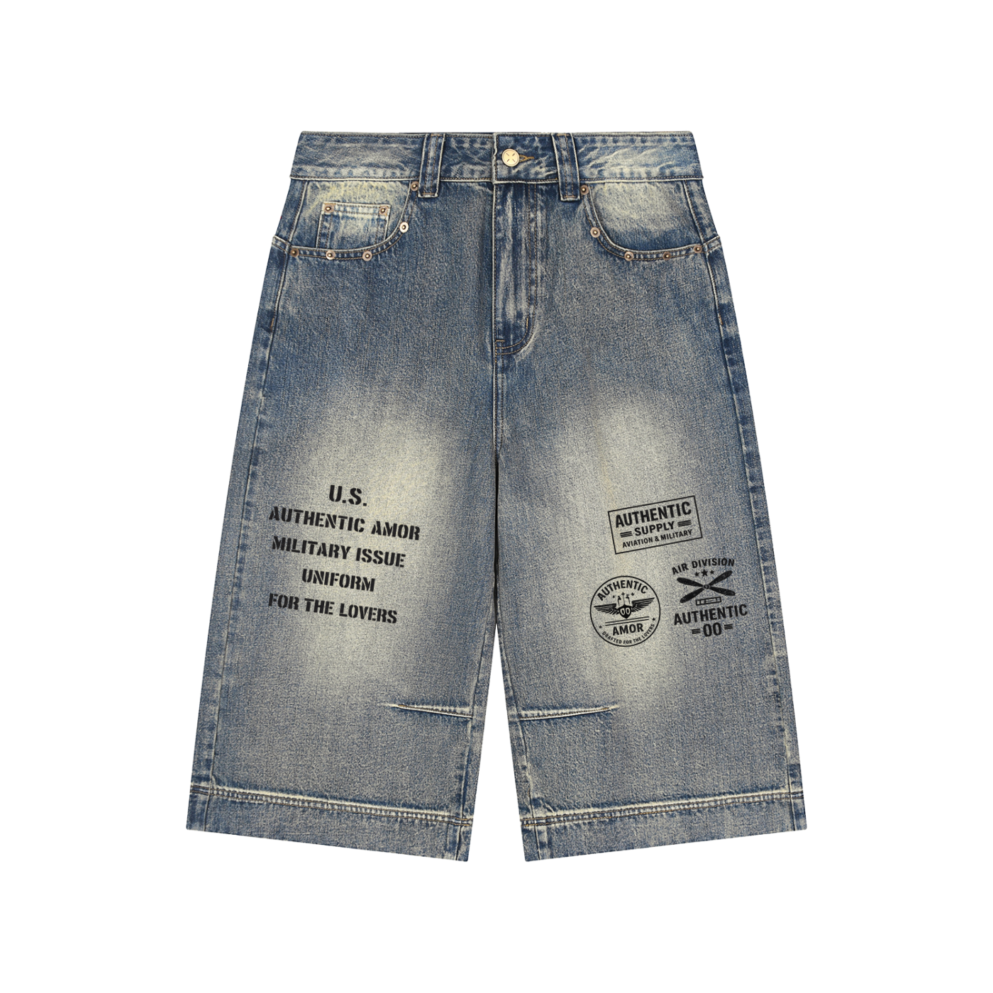 Lovers Military Jorts