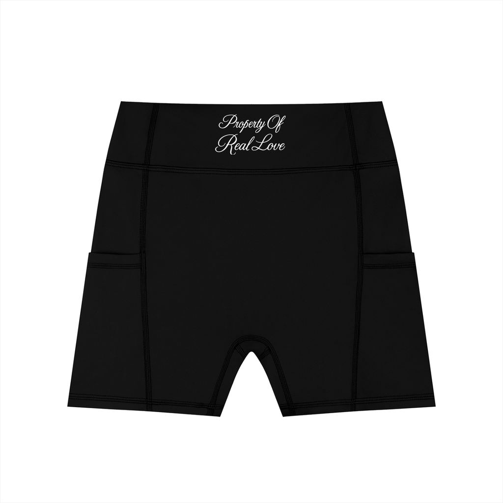Property Of Real Love High-Waisted Pocket Shorts