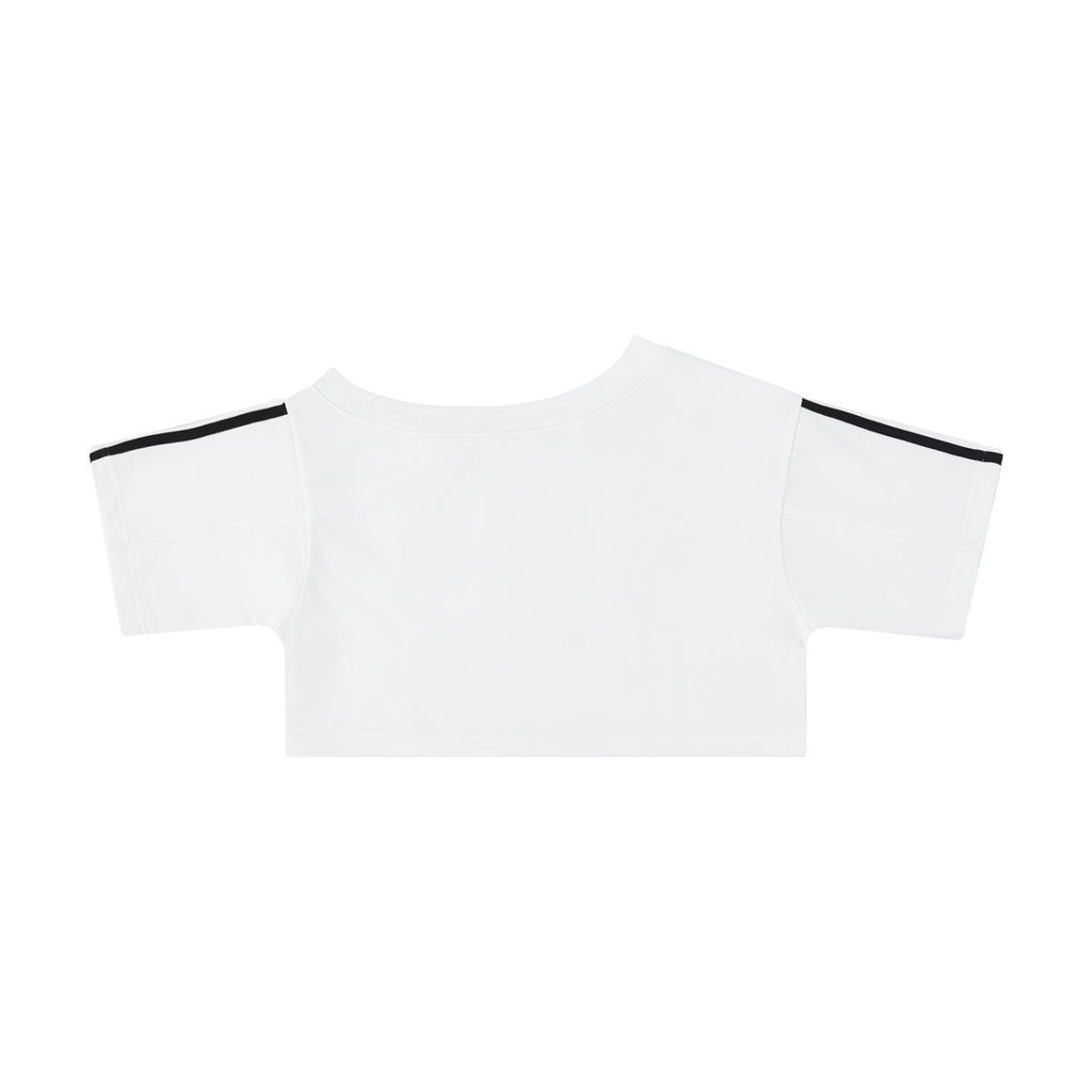 Lovers Tears Off-the-Shoulder Cropped Tee