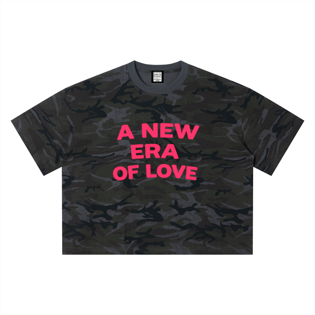 A New Era Of Love Camo Boxy Tee