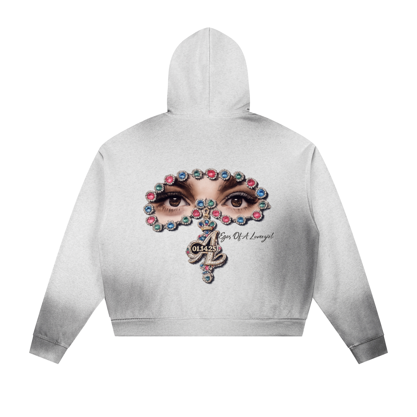 Eyes Of A Lovergirl Zip up Hoodie