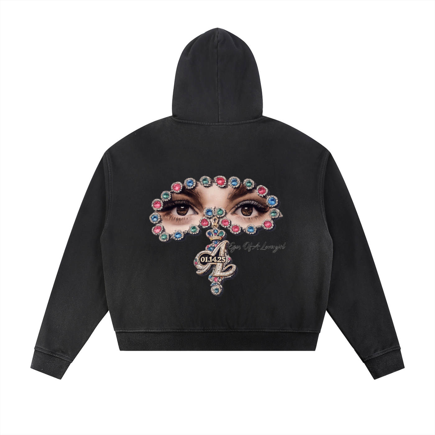 Eyes Of A Lovergirl Zip up Hoodie