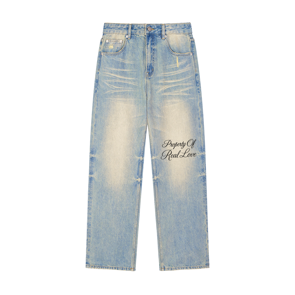 Property Of Real Love Denim Jeans