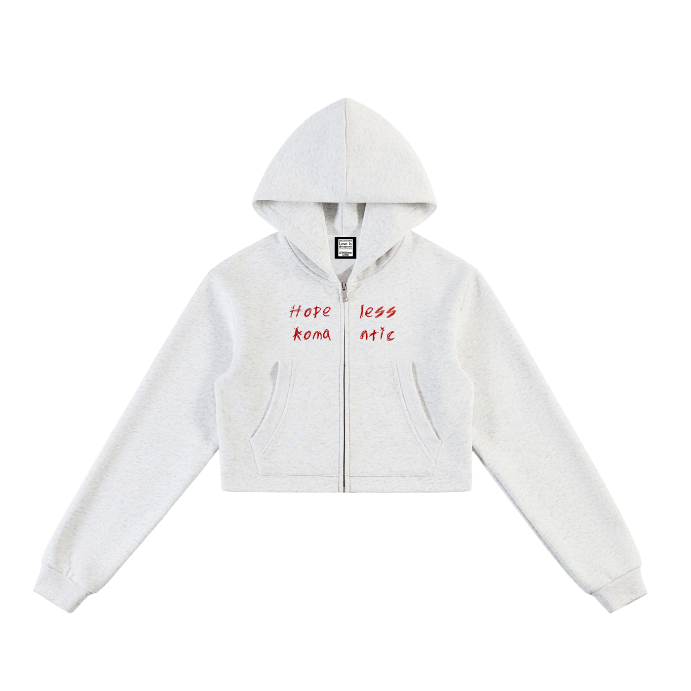 Hopeless Romantic Zip Up Hoodie V1