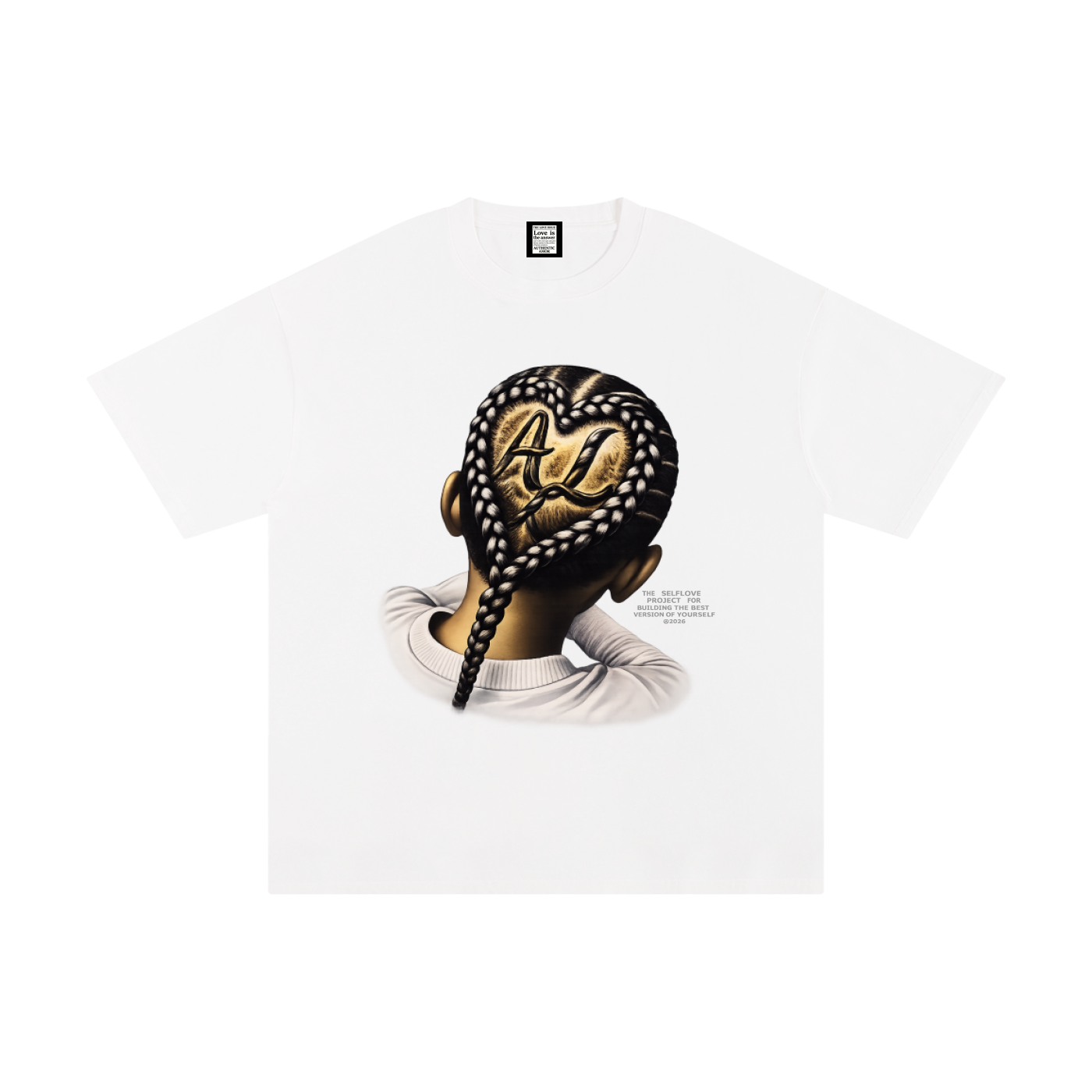 Authentic Amor "AL" Love Braids Tee