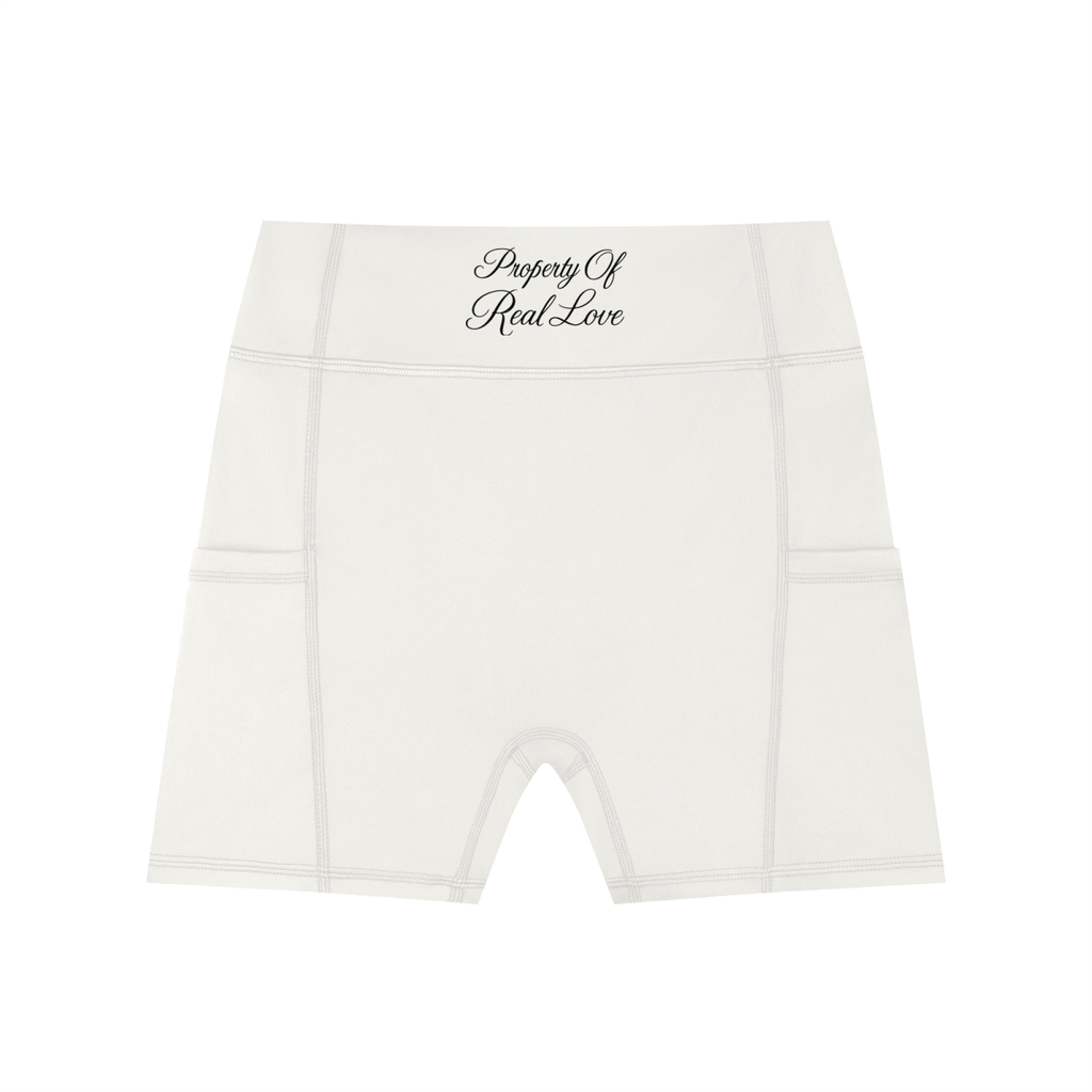 Property Of Real Love High-Waisted Pocket Shorts